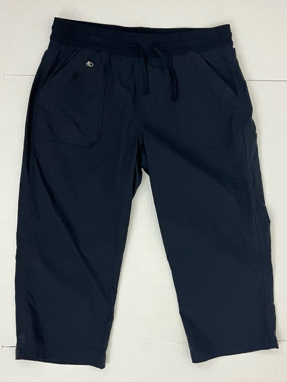 Kuhl Women's M KuhlKurve Trekr Pull On Kapri Capri Pant Blue 6473